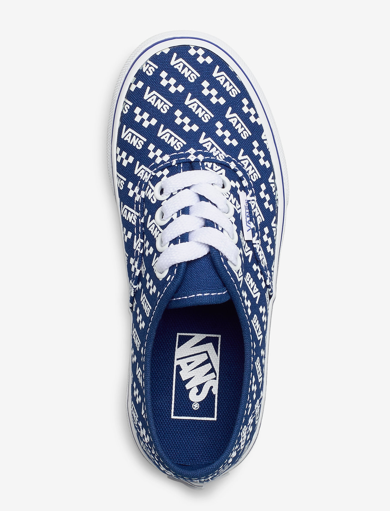 VANS - UY Authentic - (logo repeat)tr bl/tr wht - 3