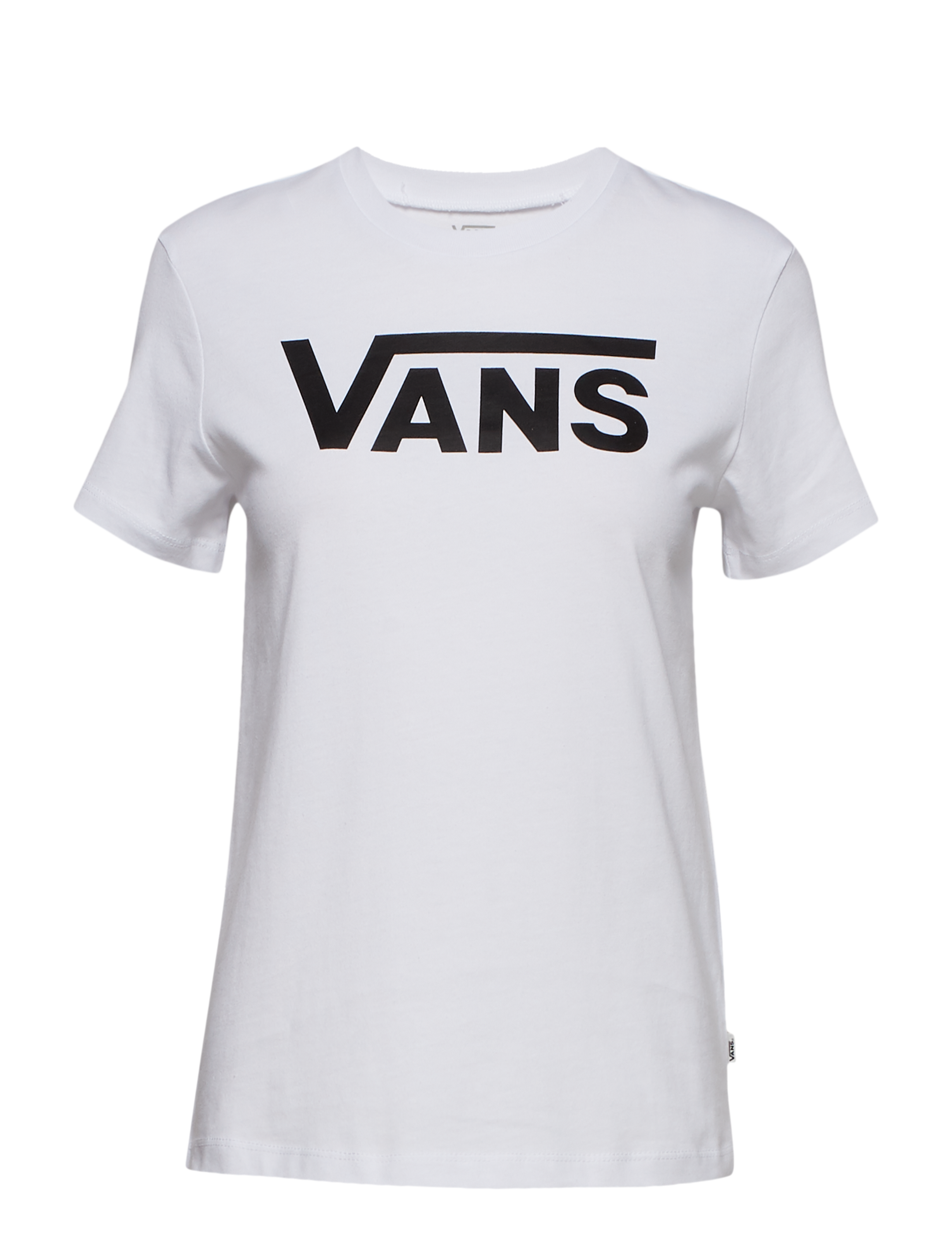 VANS FLYING V CREW TEE - T-särgid - WHITE / white