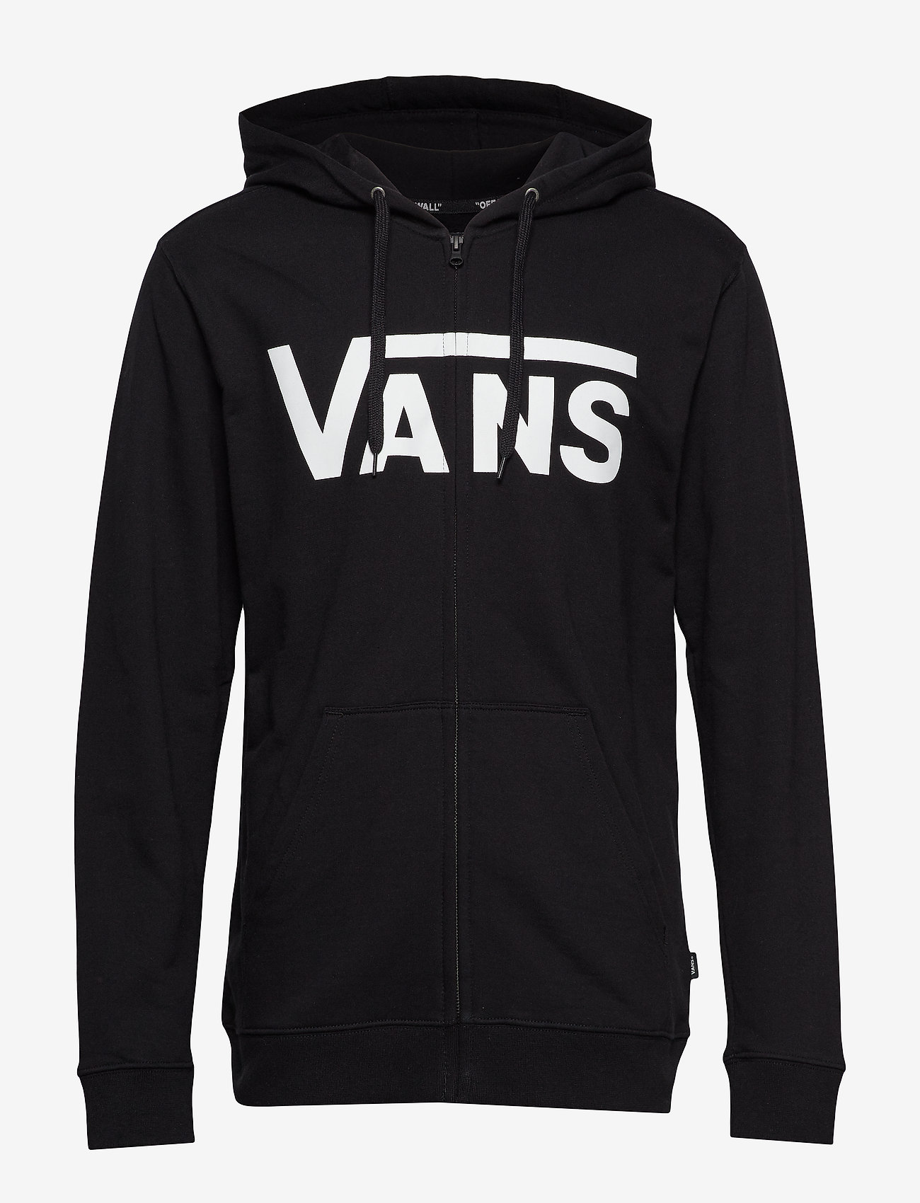 VANS - MN VANS CLASSIC ZIP HOODIE II - hoodies - black/white - 0