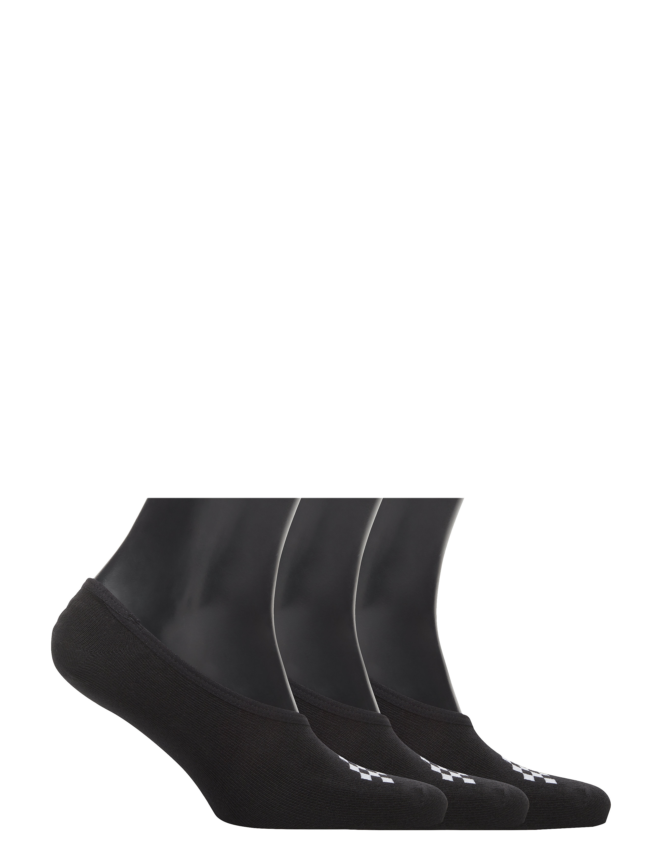 VANS - CLASSIC CANOODLE 6.5-10 3PK - sous-vêtements et chaussettes - black-white - 1