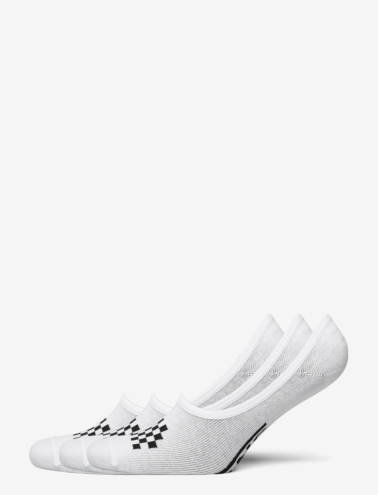 VANS - WM CLASSIC CANOODLE 6.5-10 3PK - ankelstrømper - white/black - 0