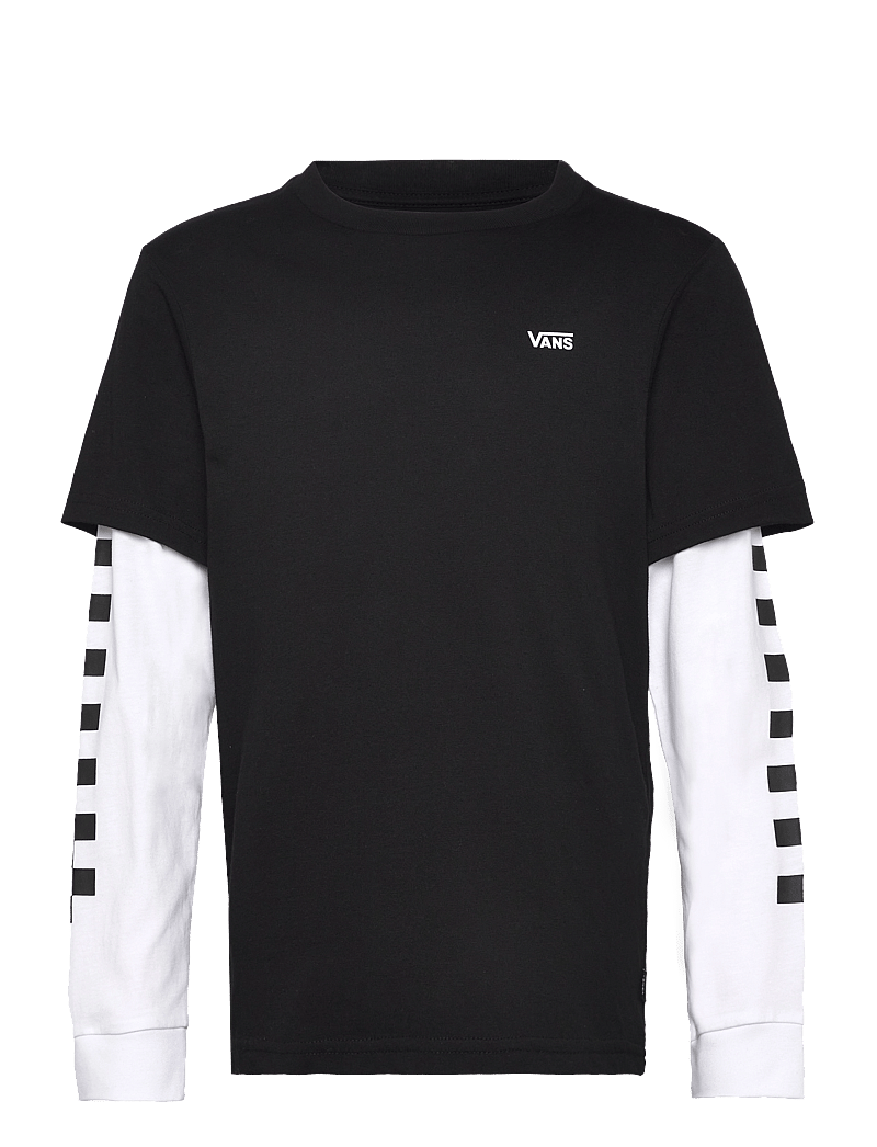 VANS - LONG CHECK TWOFER - pikkade varrukatega t-särgid - black - 0