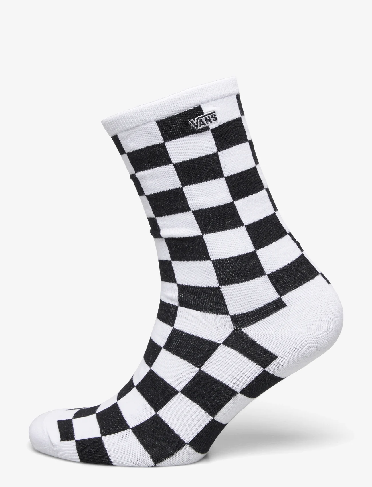 VANS - WM Ticker Sock 6.5-10 1pk - zemākās cenas - black checkerboard - 0