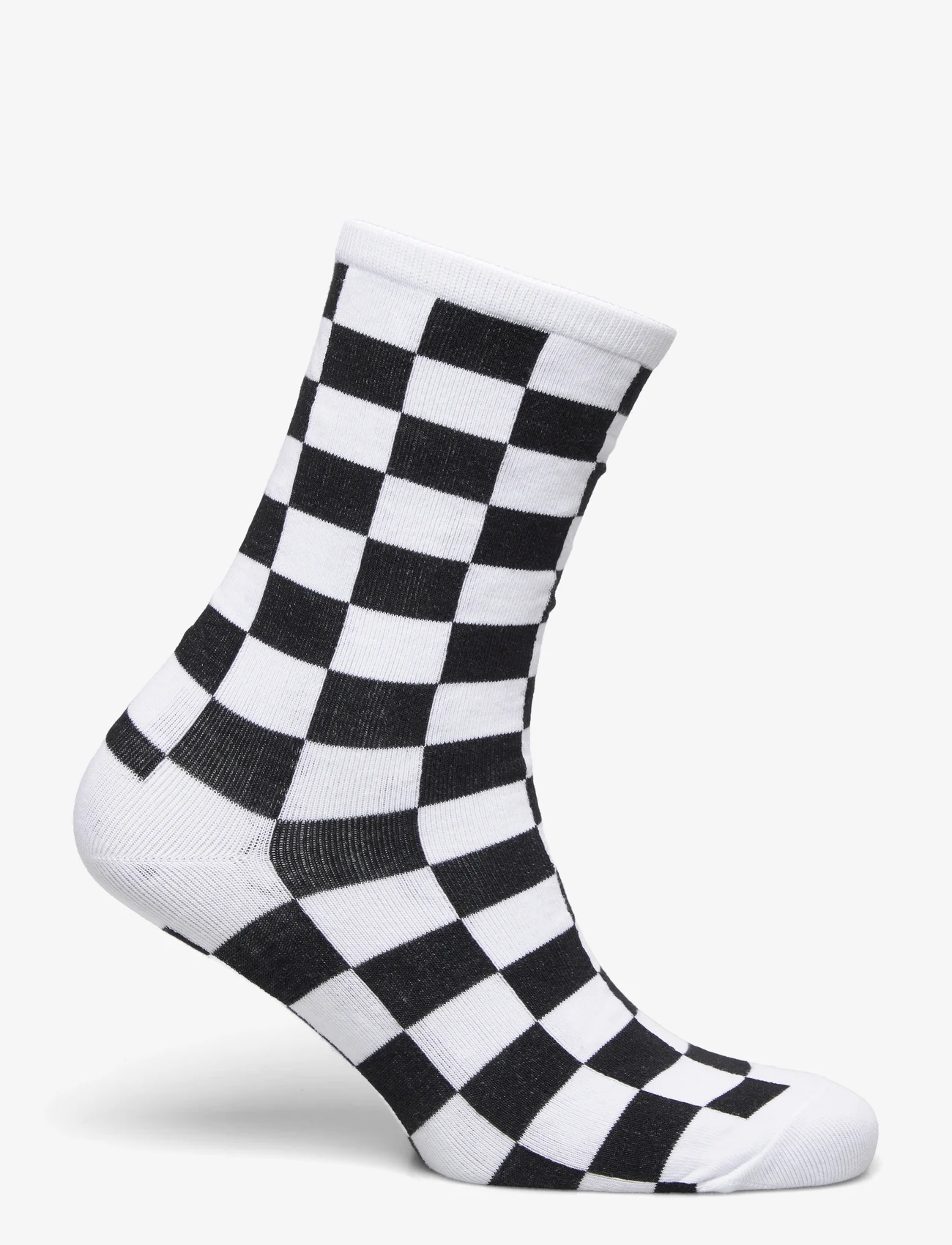 VANS - WM Ticker Sock 6.5-10 1pk - laagste prijzen - black checkerboard - 1