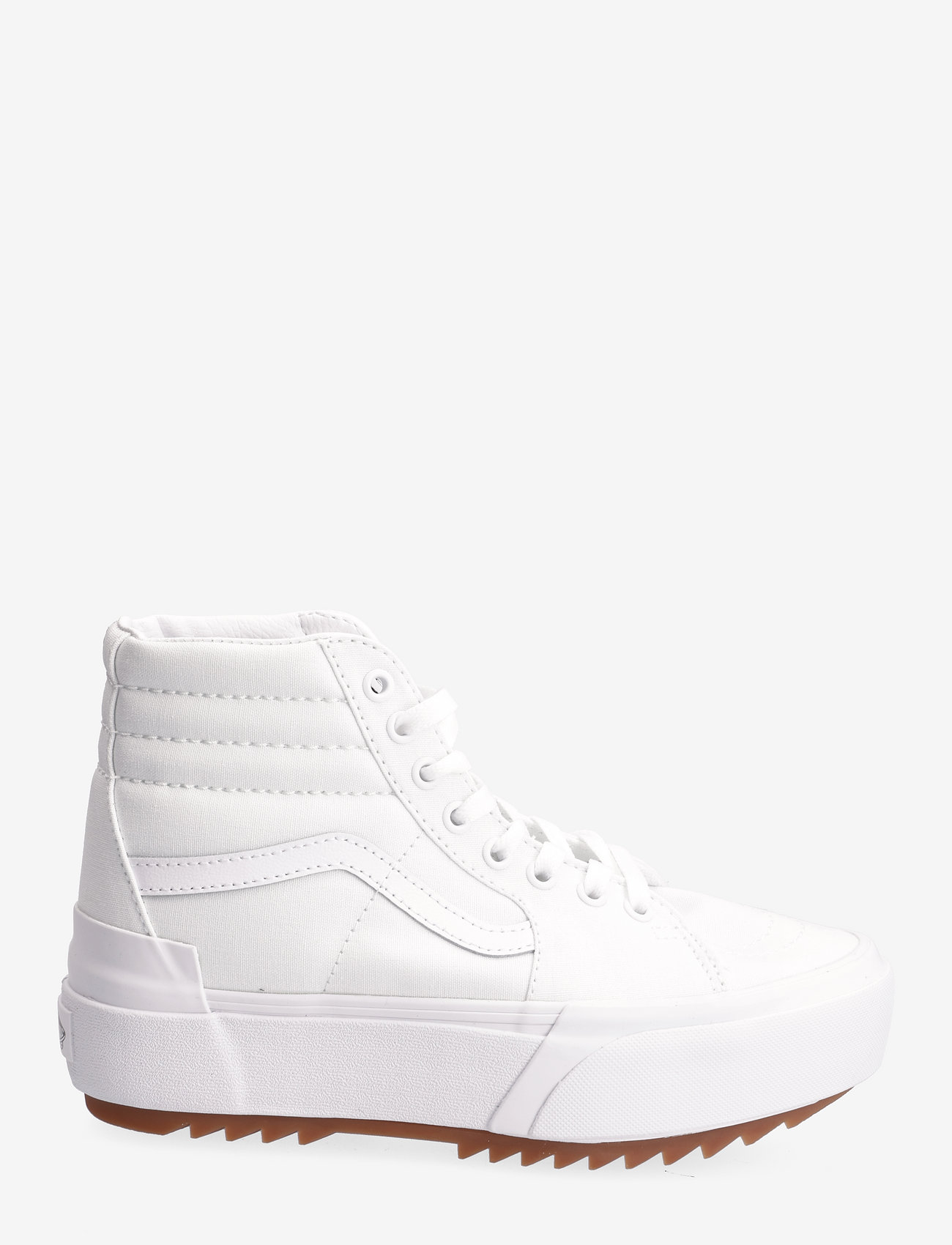 VANS - UA SK8-Hi Stacked - sportiska stila apavi ar paaugstinātu potītes daļu - (canvas) true white - 1
