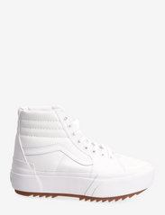 VANS - UA SK8-Hi Stacked - sportiska stila apavi ar paaugstinātu potītes daļu - (canvas) true white - 1