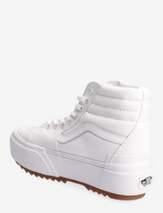 VANS - UA SK8-Hi Stacked - sportiska stila apavi ar paaugstinātu potītes daļu - (canvas) true white - 2