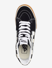 VANS - UA SK8-Hi Stacked - höga sneakers - checkerboard multi/true white - 3