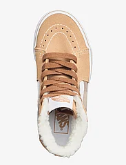 VANS - UY SK8-Hi - hoge sneakers - plaid sherpa brown/true white - 3