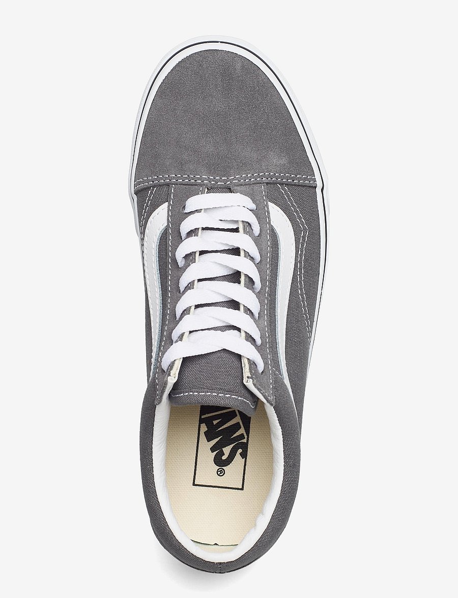 VANS - UA Old Skool - laag sneakers - pewter/true white - 3