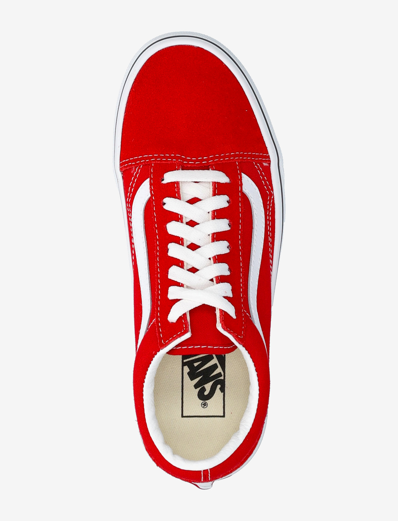 VANS - UA Old Skool - lave sneakers - racing red/true white - 3