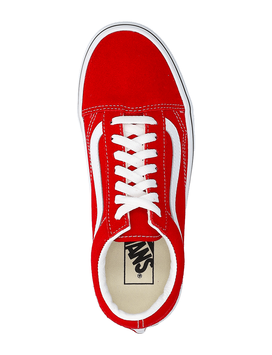 VANS - UA Old Skool - matalavartiset tennarit - racing red/true white - 3