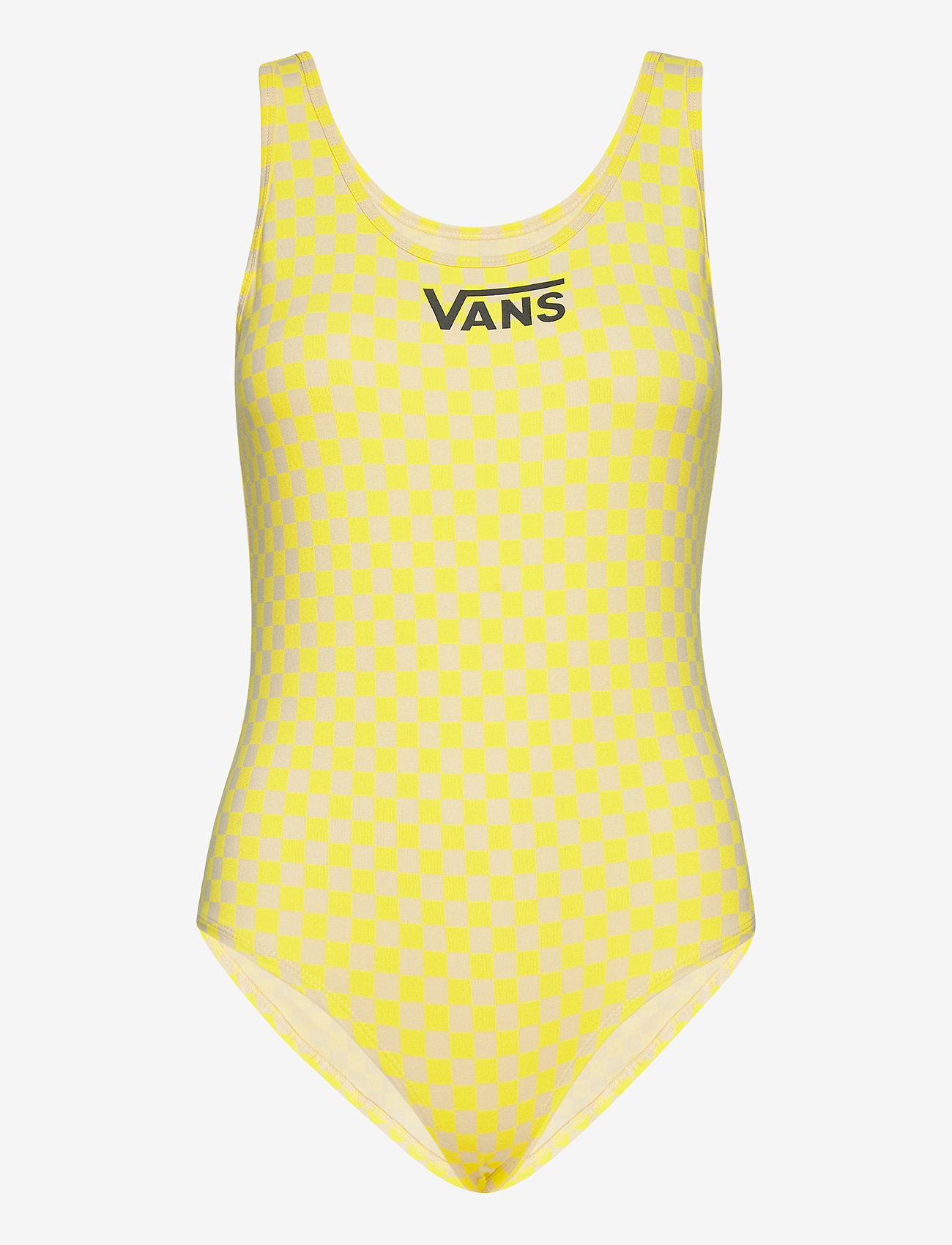 VANS - QUANTUM BODYSUIT - lemon tonic checkerboard - 0