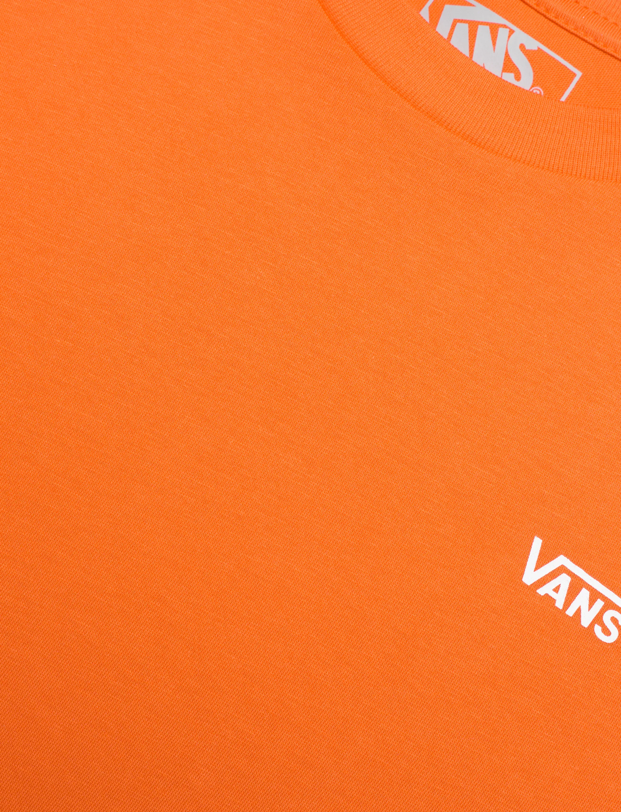 VANS - LEFT CHEST TEE - lühikeste varrukatega t-särgid - flame - 2