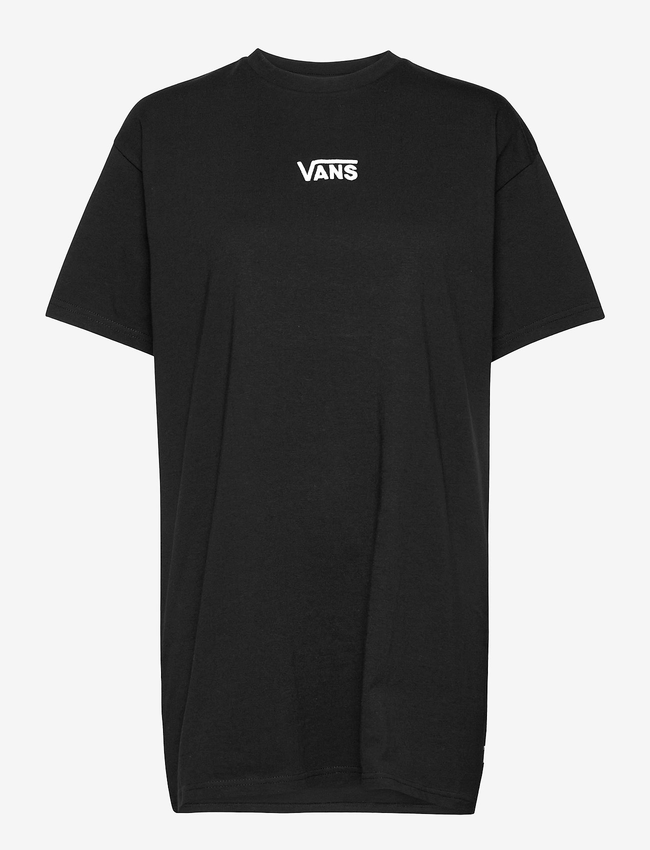 VANS - WM CENTER VEE TEE DRESS - zemākās cenas - black - 0