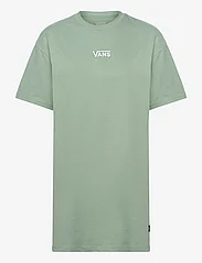 VANS - WM CENTER VEE TEE DRESS - laveste priser - iceberg green - 0
