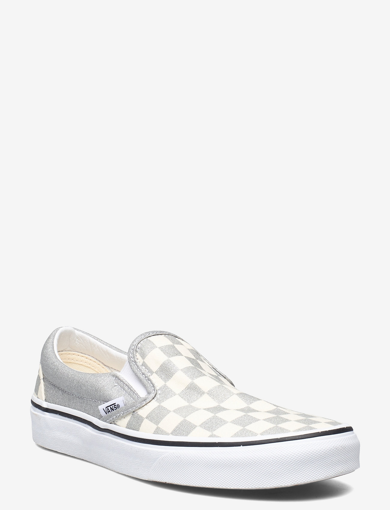 VANS - UA Classic Slip-On - (checkerboard)silvertrwht - 0