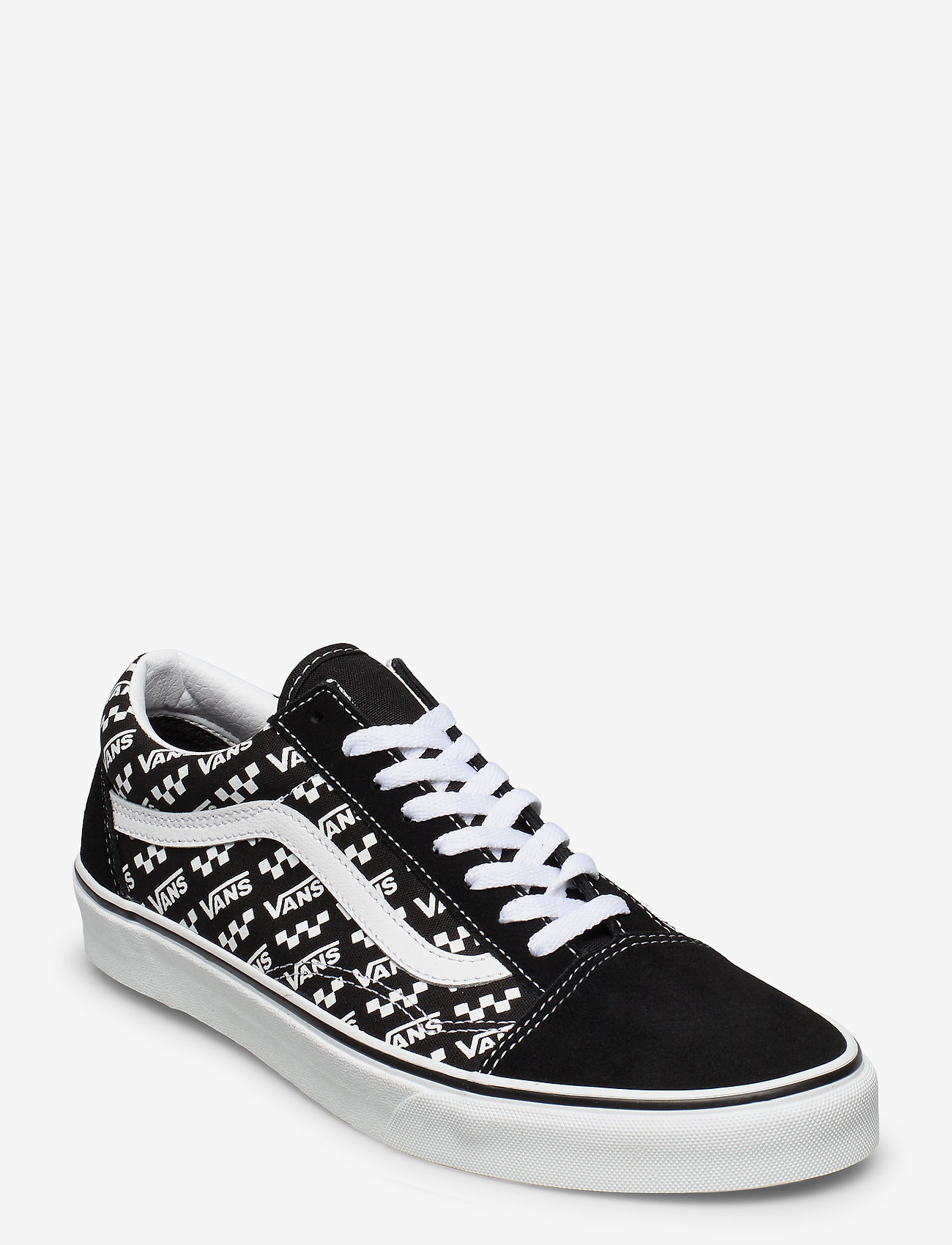 UA Old Skool - (LOGO REPEAT)BLK/TRUE WHT