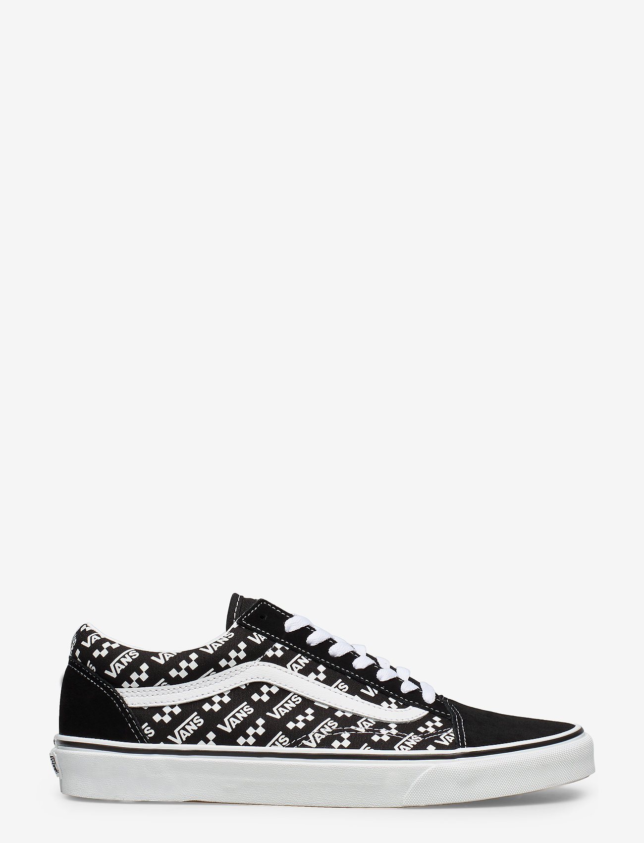 VANS - UA Old Skool - (logo repeat)blk/true wht - 1