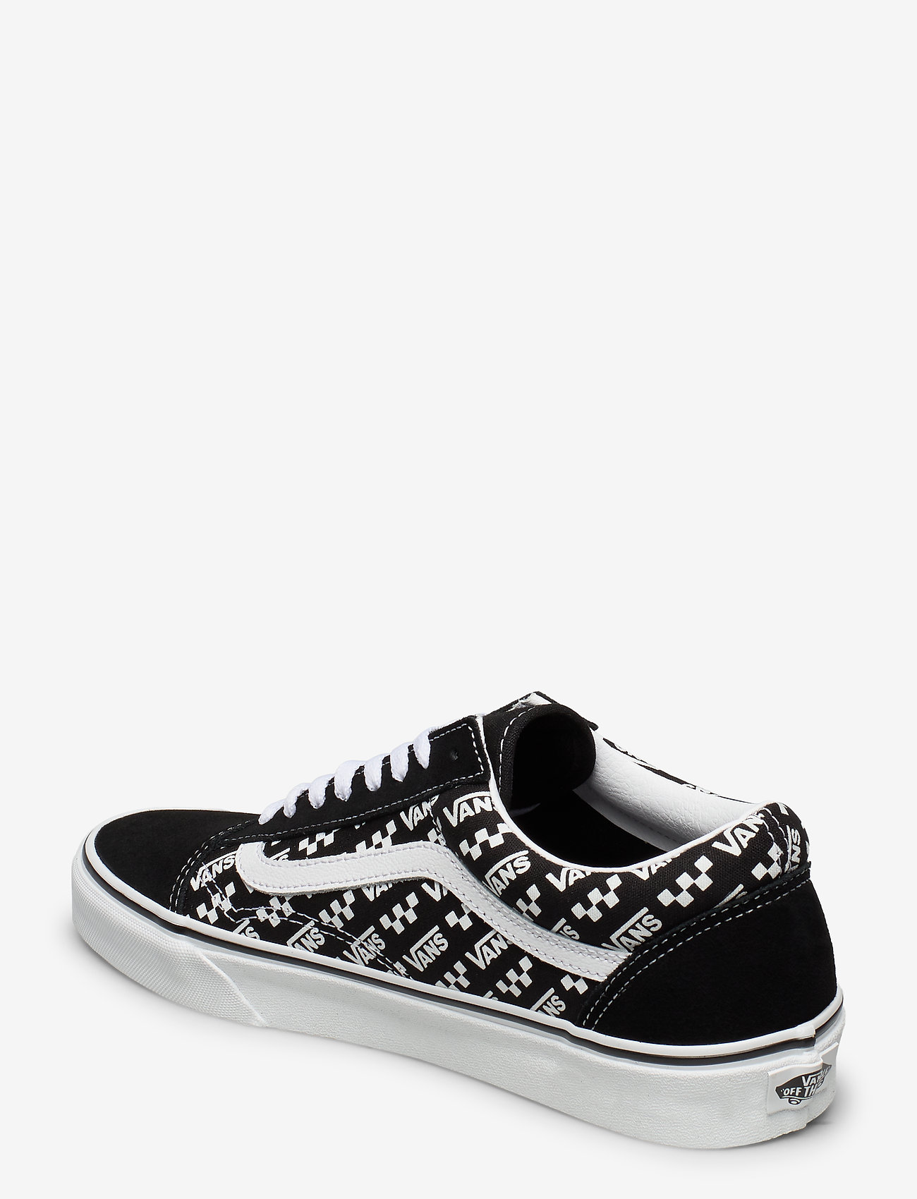 VANS - UA Old Skool - (logo repeat)blk/true wht - 2