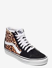 VANS - UA SK8-Hi - sportiska stila apavi ar paaugstinātu potītes daļu - (leopard) black/truewhite - 0