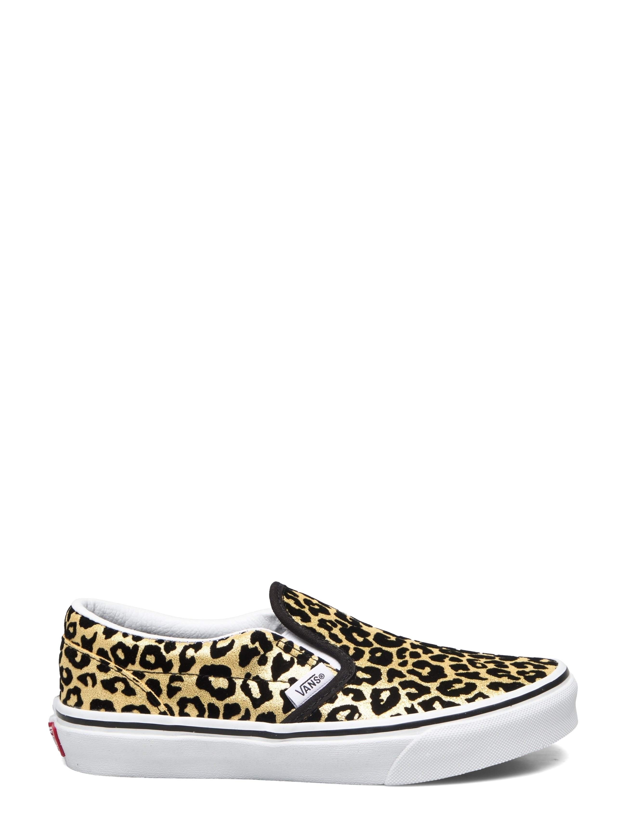 VANS - JN Classic Slip-On - (flocked leopard)blktrwht - 1