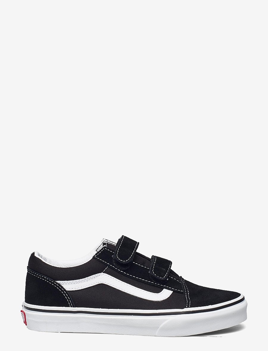 VANS - Old Skool V - niedriger schnitt - black/true white - 1