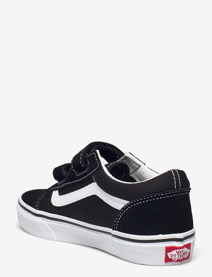 VANS - Old Skool V - niedriger schnitt - black/true white - 2