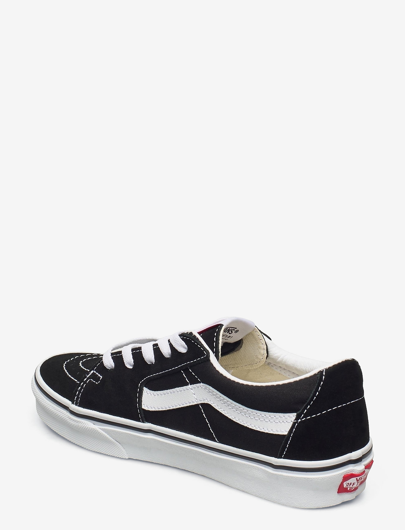 VANS - SK8-Low - låga sneakers - black/true white - 2