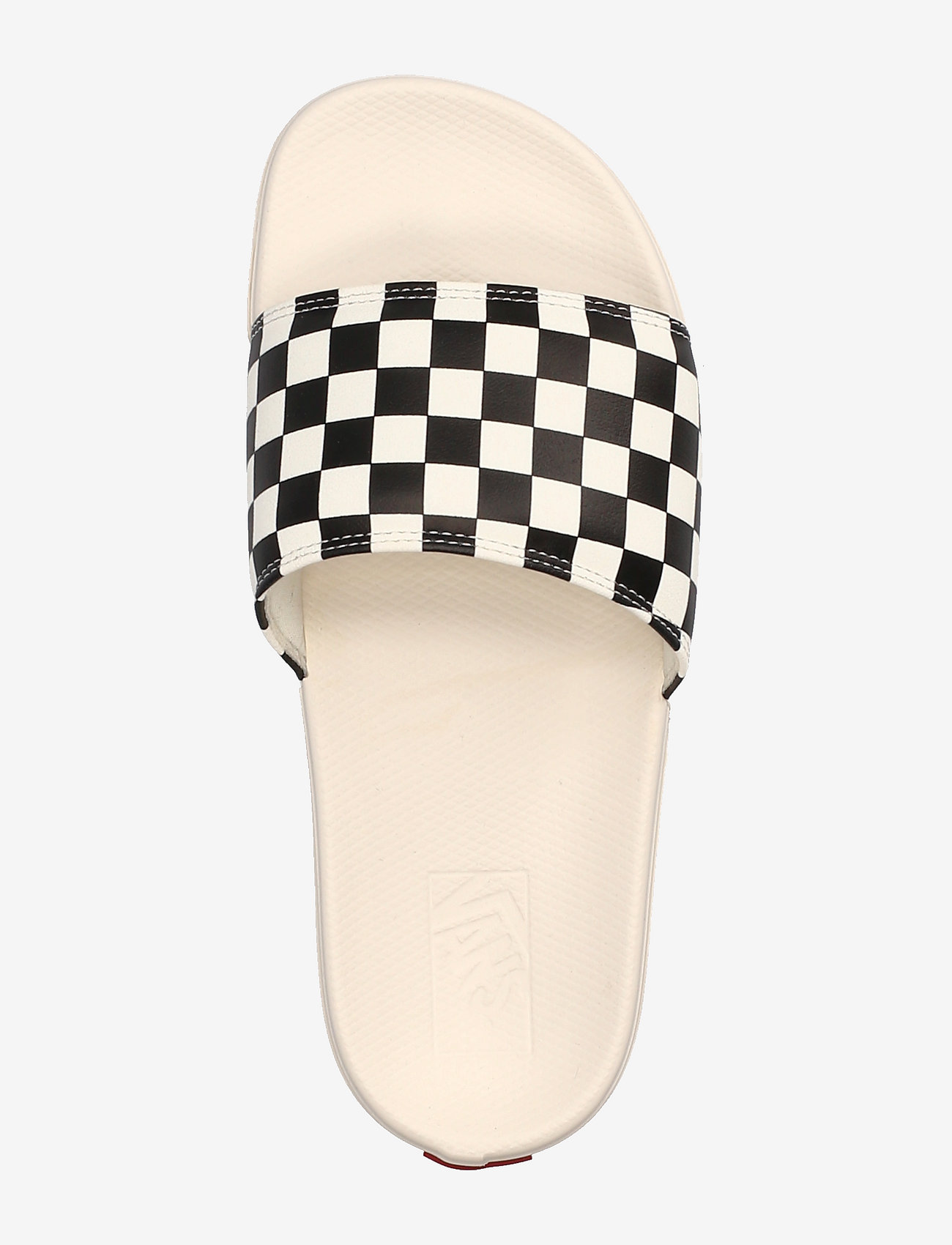 VANS - La Costa Slide-On - shoes - checkerboard black/marshmallow - 3