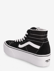 VANS - UA SK8-Hi Tapered Stackform - sportiska stila apavi ar paaugstinātu potītes daļu - black/true white - 2
