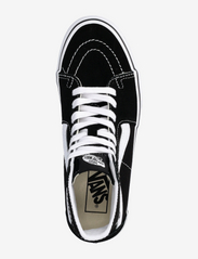 VANS - UA SK8-Hi Tapered Stackform - sportiska stila apavi ar paaugstinātu potītes daļu - black/true white - 3