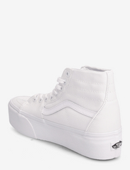 VANS - UA SK8-Hi Tapered Stackform - sportiska stila apavi ar paaugstinātu potītes daļu - canvas true white - 2