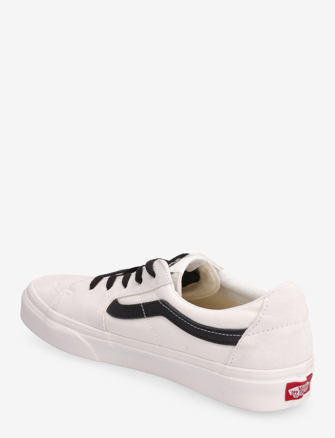 All white sales vans black stripe