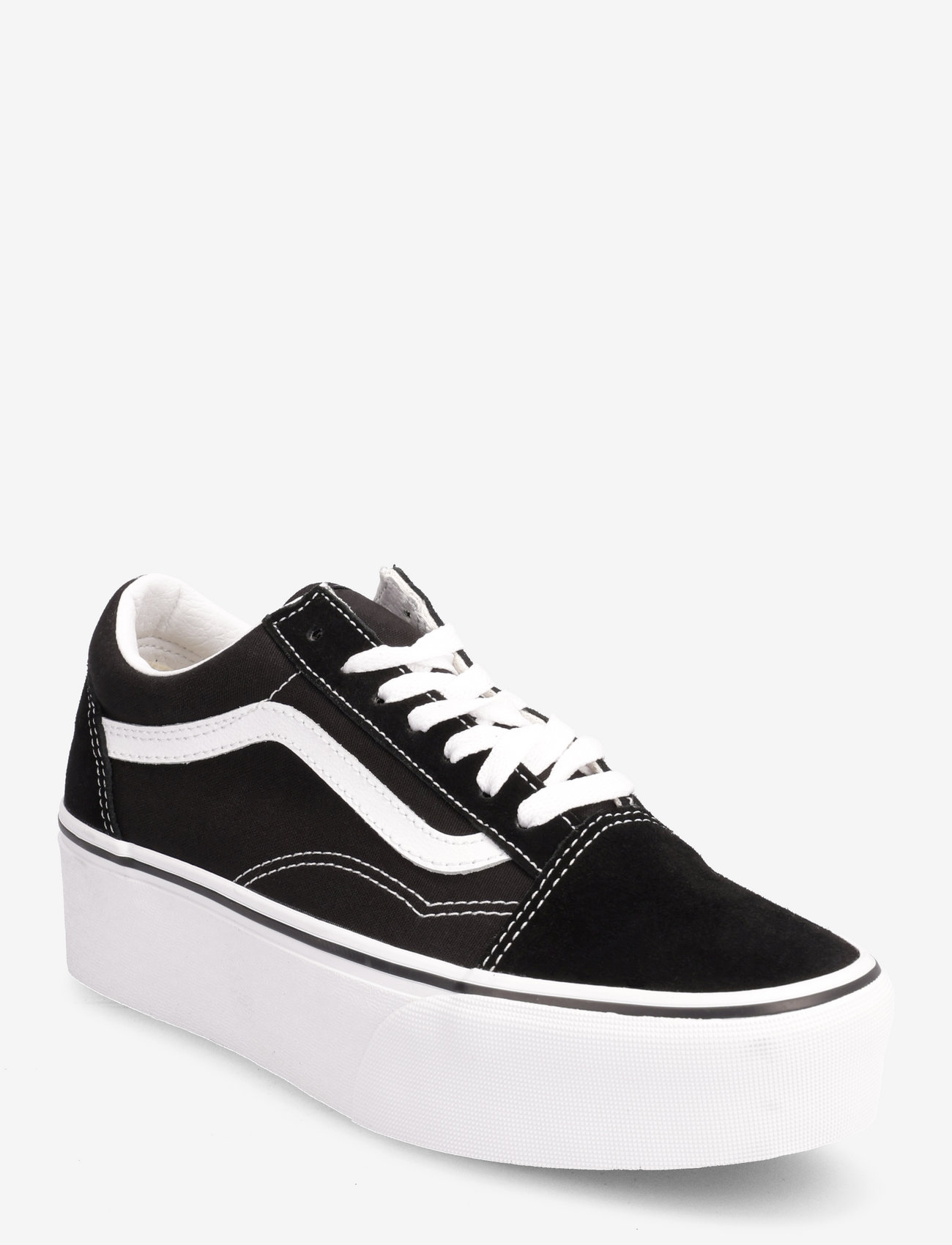 VANS - Old Skool Stackform - suede/canvas black/true white - 0