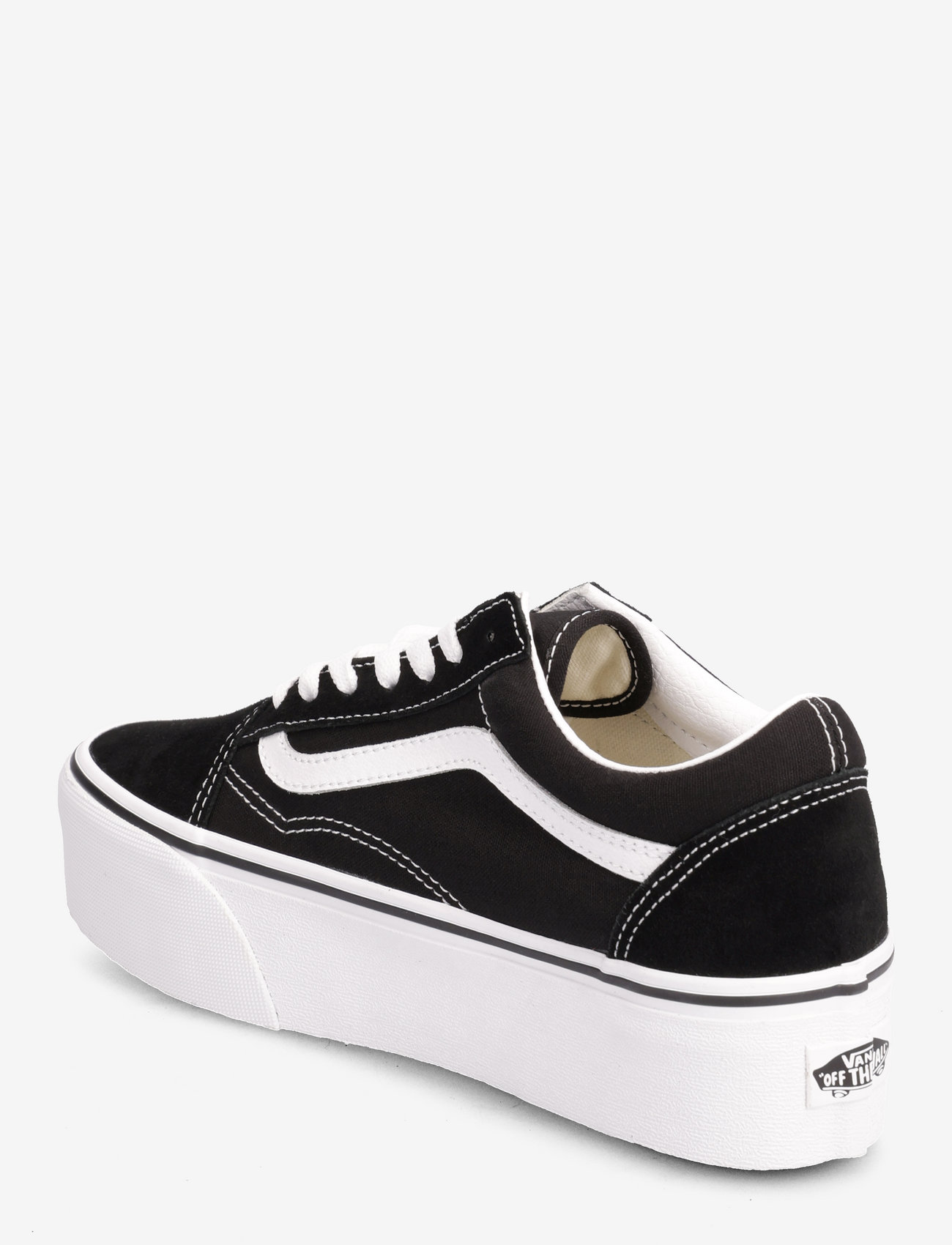 VANS - Old Skool Stackform - suede/canvas black/true white - 2