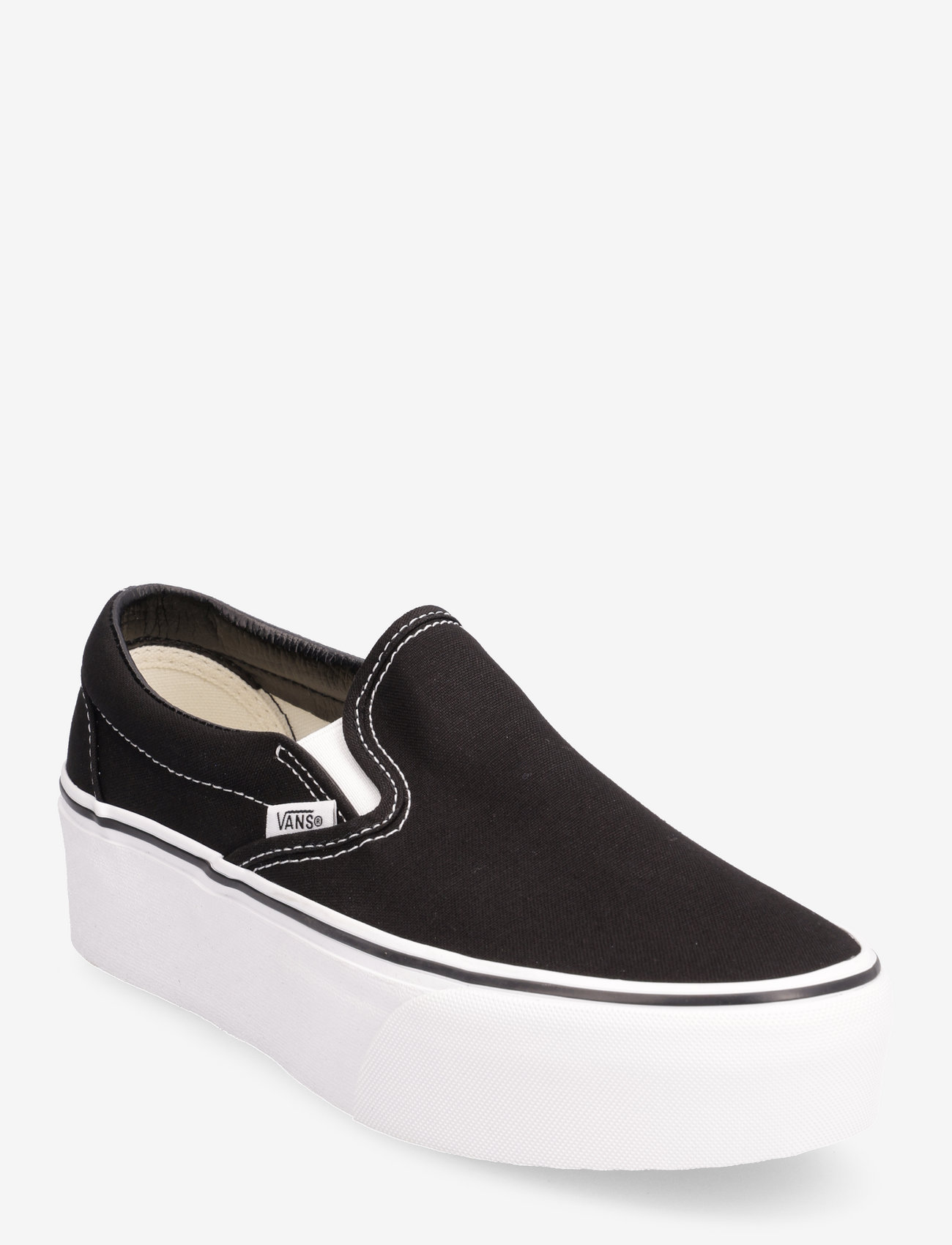 VANS - UA Classic Slip-On Stackform - lave sneakers - canvas black/true white - 0