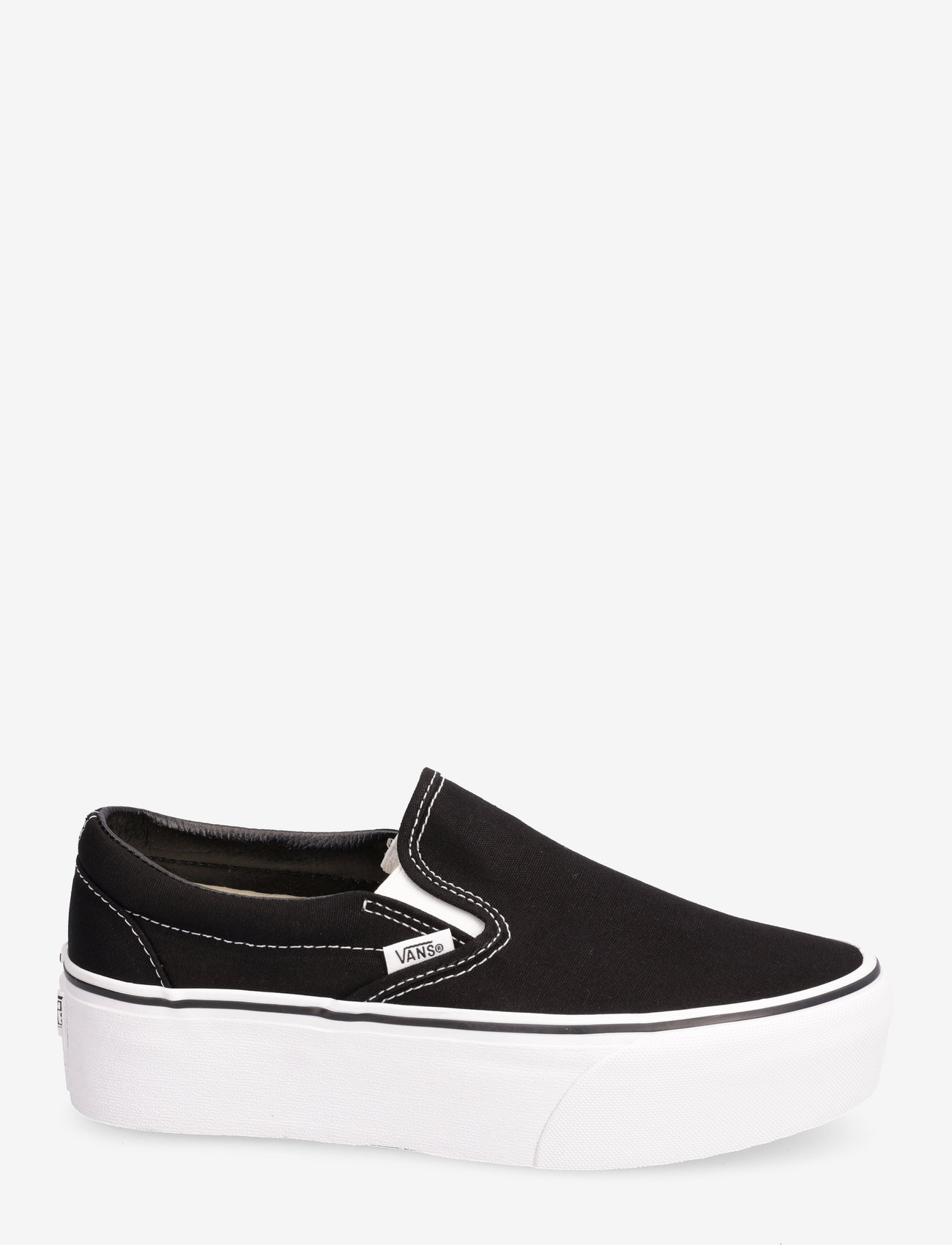 VANS - UA Classic Slip-On Stackform - lave sneakers - canvas black/true white - 1