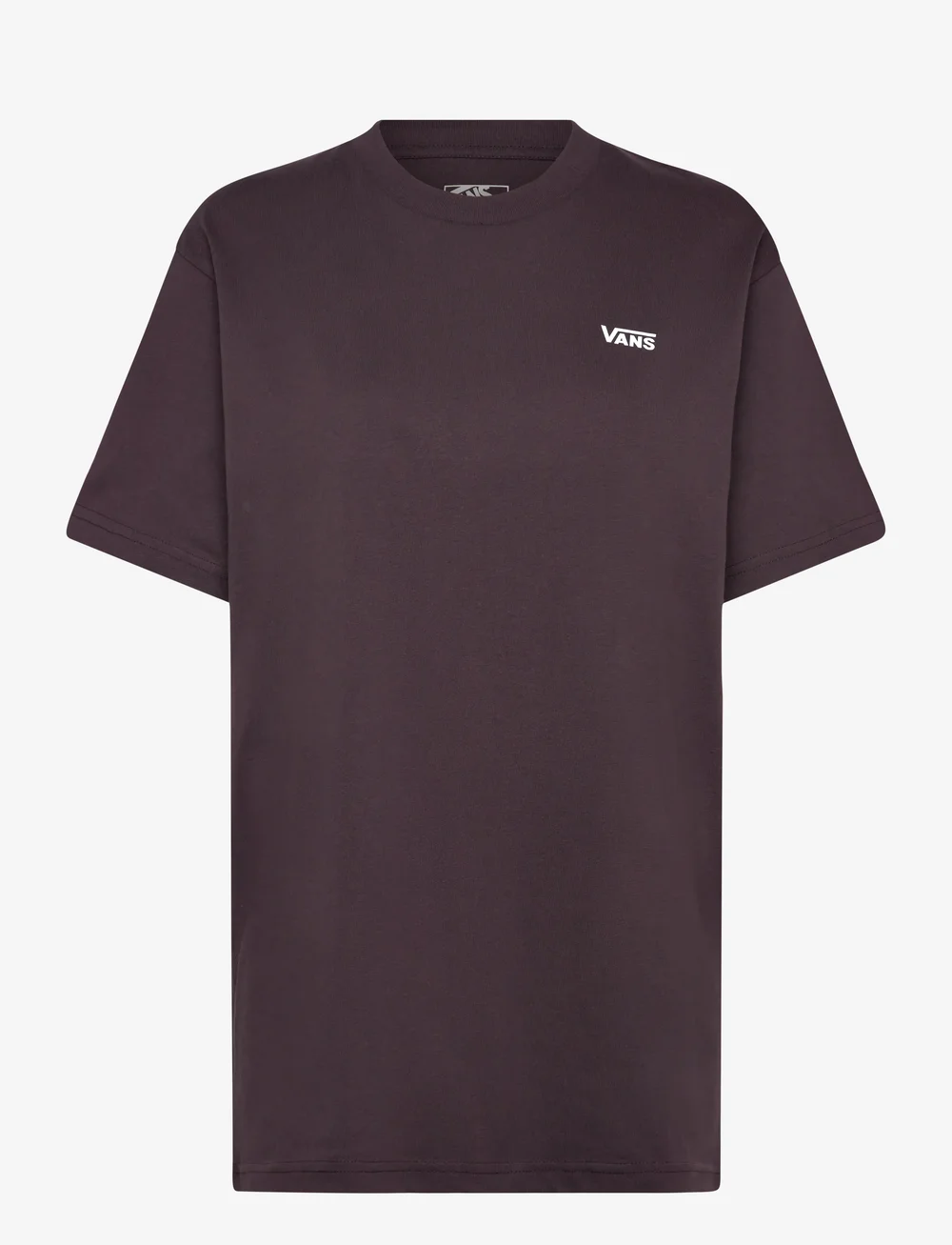 VANS - LEFT CHEST LOGO TEE EM - t-shirts - dark port - 0