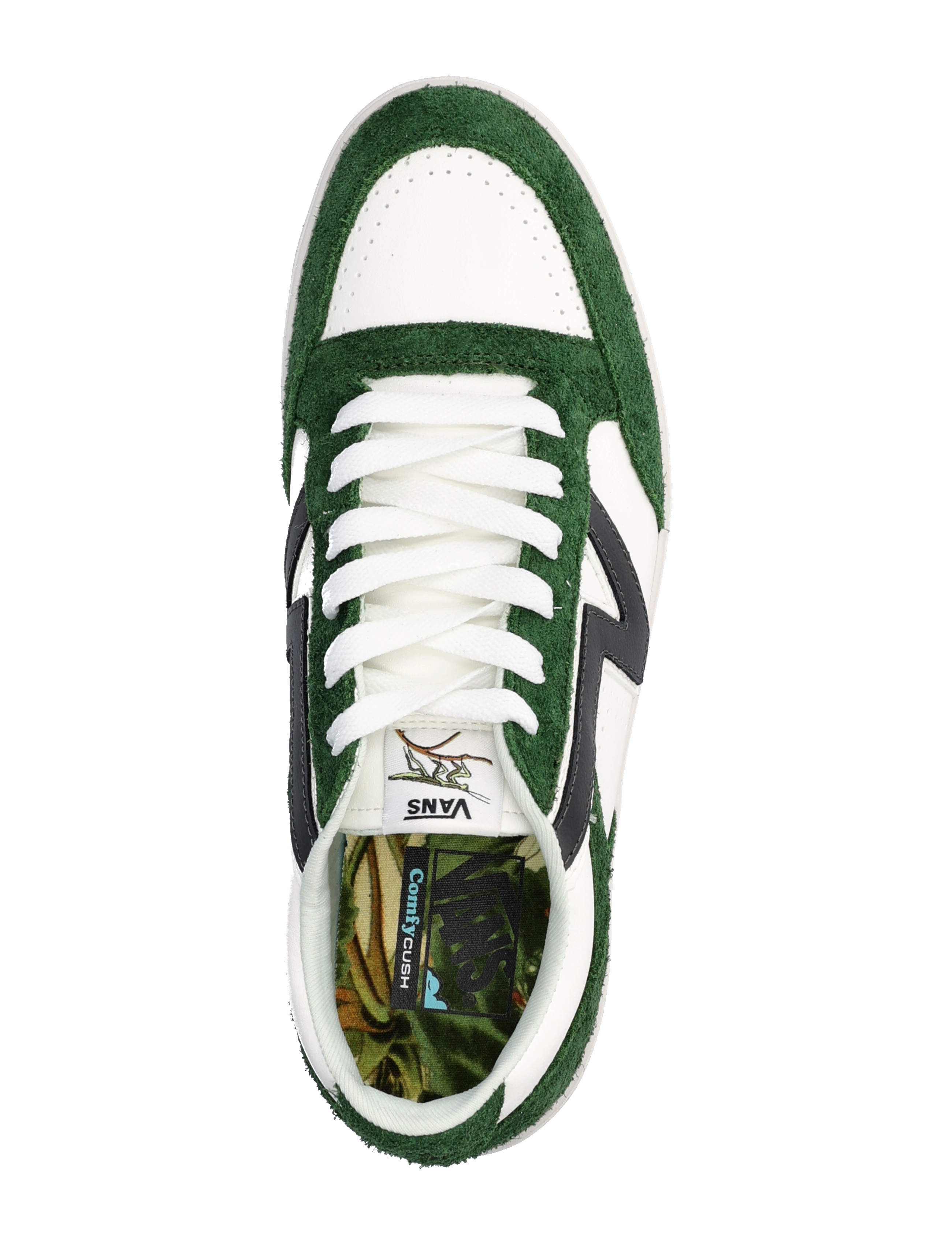 VANS - UA Lowland CC - greenhouse green/blanc de blanc - 3