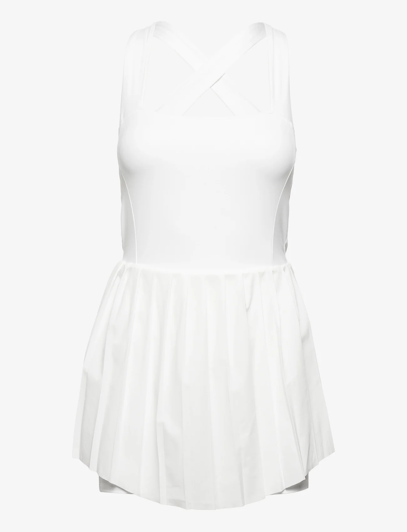 Varley - Carina Dress - sportinės suknelės - white - 0