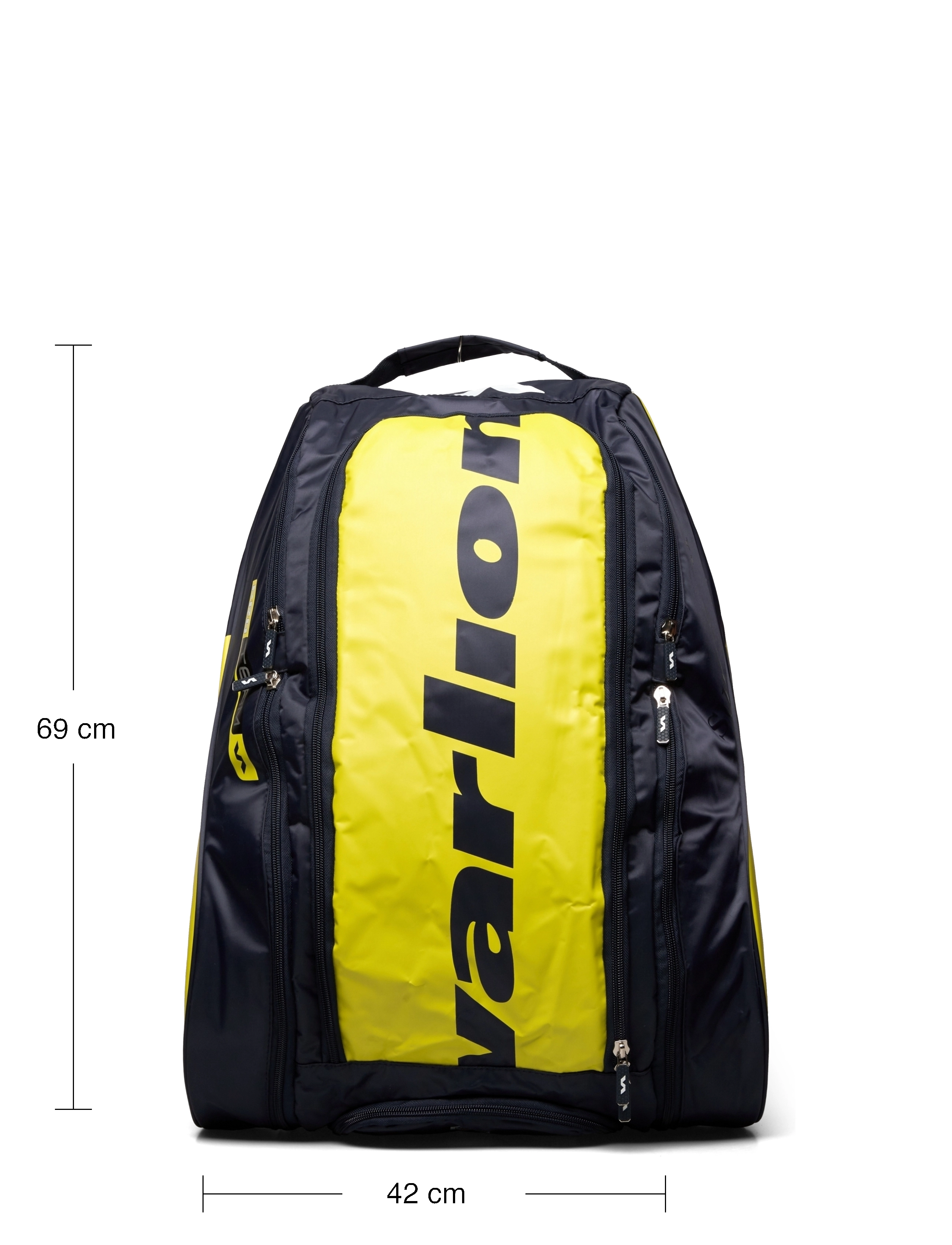 Varlion - P. racket bag Summum Pro - grey - yellow - 4