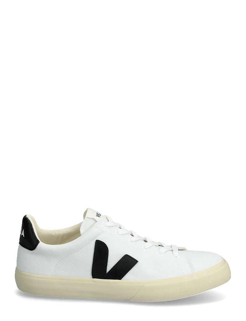 Veja - CAMPO CA - lave sneakers - white_black - 1