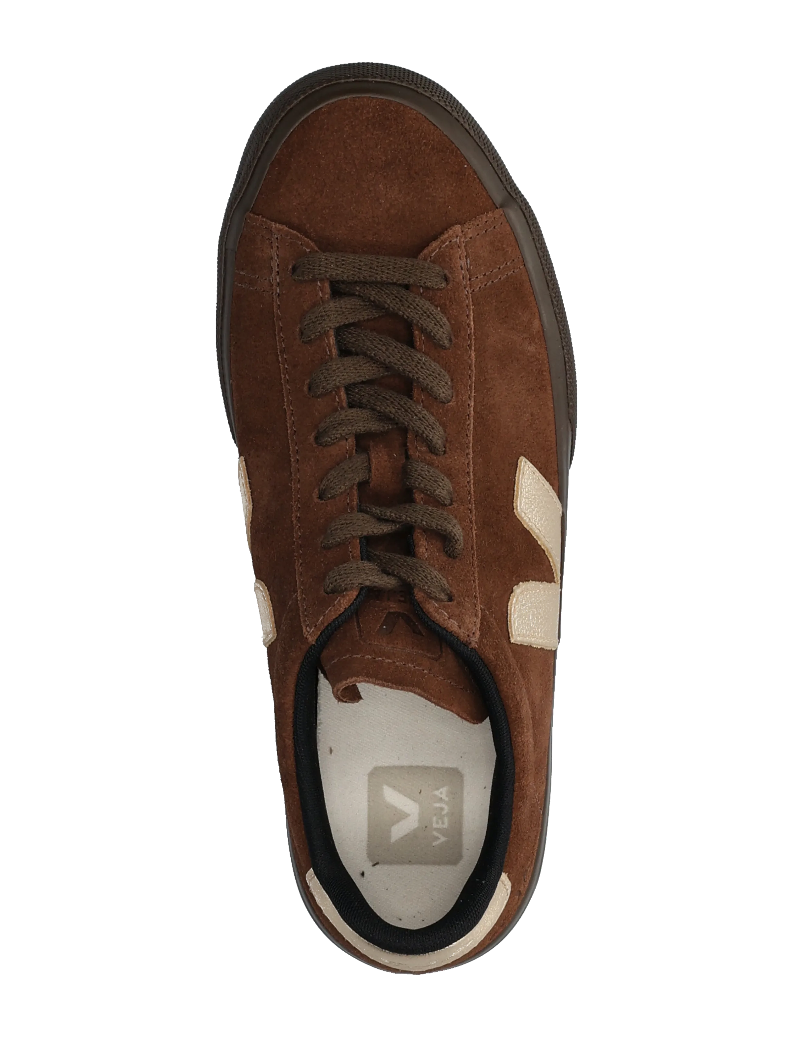 Veja - Campo - lave sneakers - walnut_platine_eagle - 3