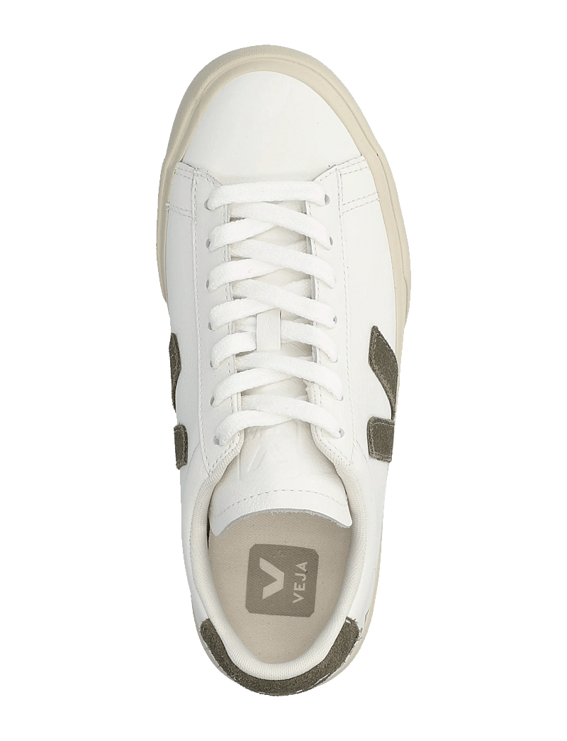 Veja - Campo - lágir strigaskór - extra-white_kaki - 3