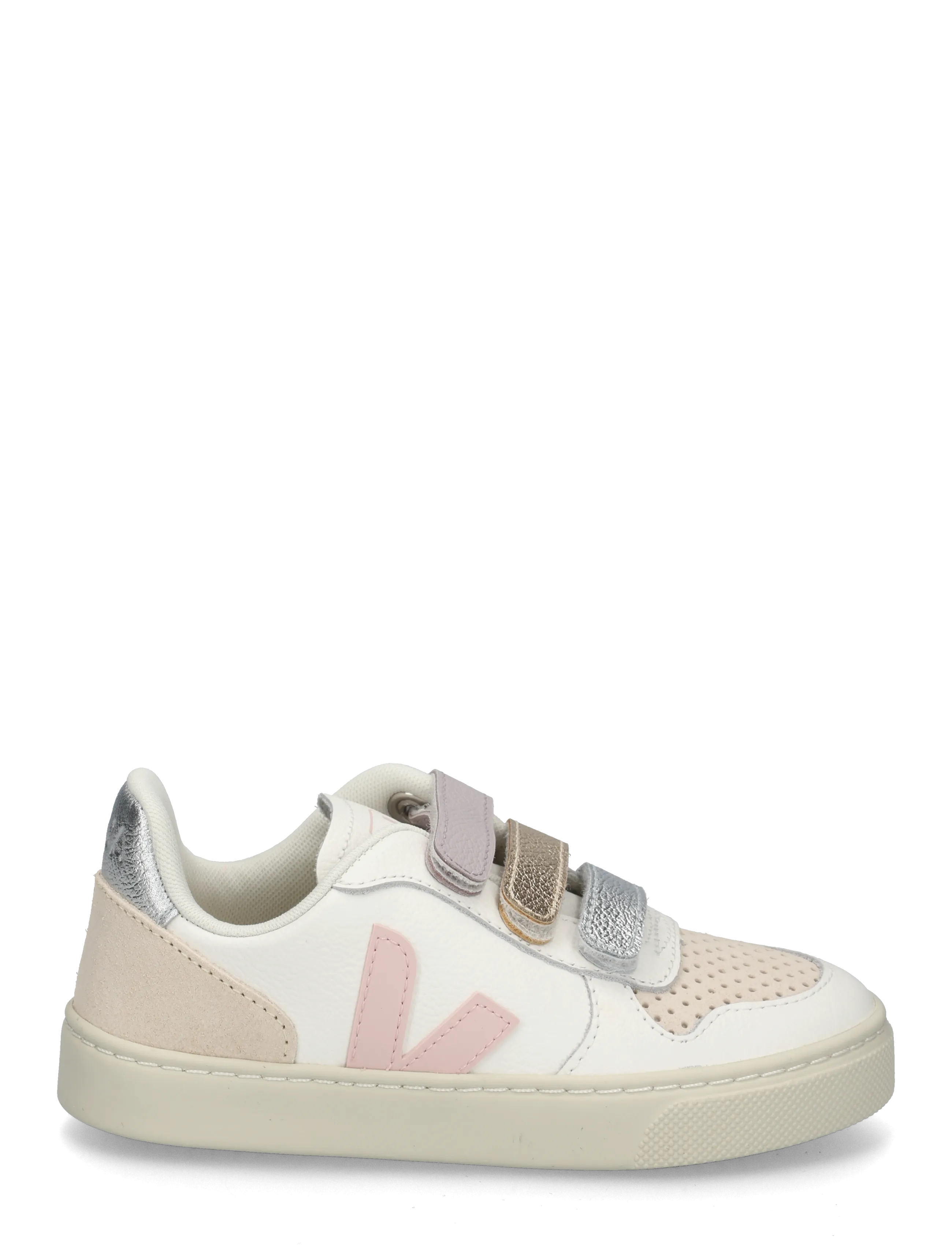 Veja - Small V-10 - niedriger schnitt - white_petale - 2