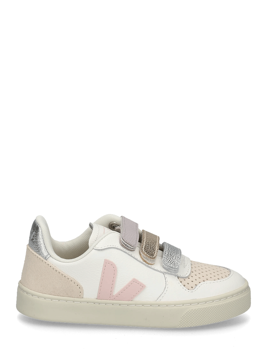 Veja - Small V-10 - niedriger schnitt - white_petale - 2