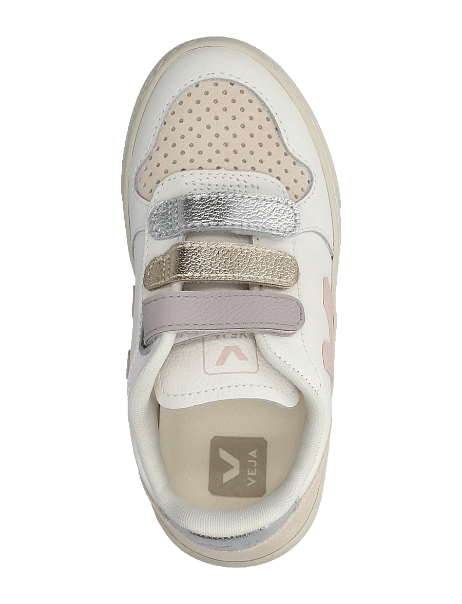 Veja - Small V-10 - niedriger schnitt - white_petale - 3