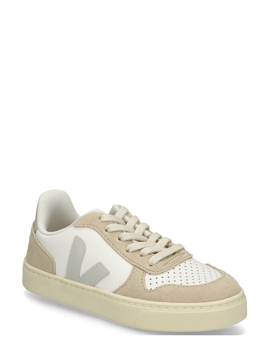 Veja - Small V-10 Laces - låga sneakers - white_natural_almond - 0