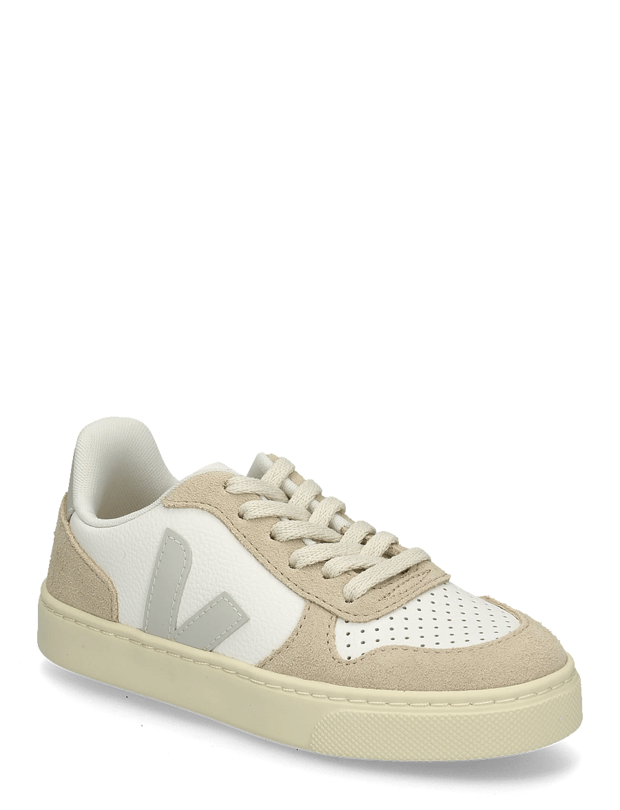 Veja - Small V-10 Laces - niedriger schnitt - white_natural_almond - 0